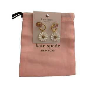 Kate spade off we go huggie earrings nwt
